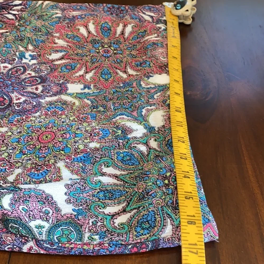 Scoop Women’s Paisley Print Maxi Skirt Size 12/14